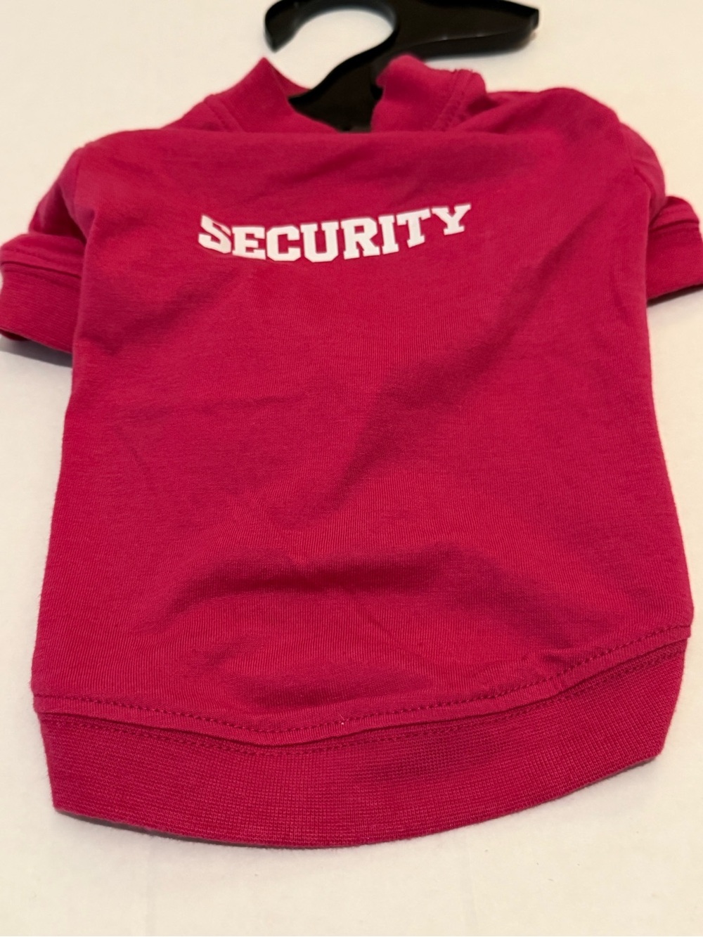 S59/S60/S61 (3) Small Dog jacket  'Security' Graphic raspberry sherbet color